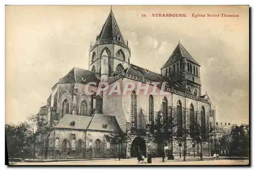 Cartes postales Strasbourg Eglise Saint Thomas