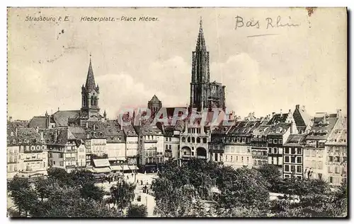 Cartes postales Strasbourg Kleberplatz Place Kleber