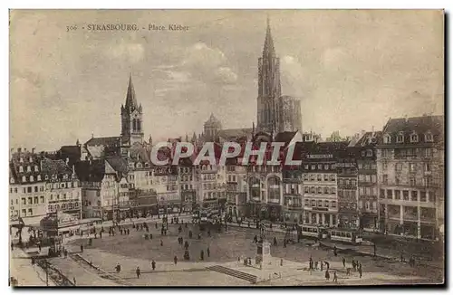 Cartes postales Strasbourg Place Kleber