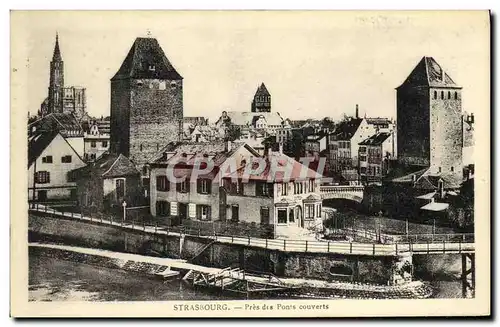 Cartes postales Strasbourg Pres des Ponts Couverts