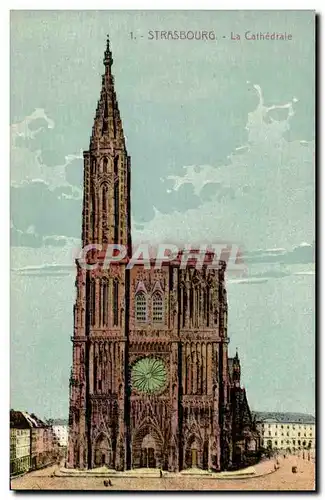 Cartes postales Strasbourg La Cathedrale