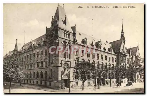 Ansichtskarte AK Strasbourg L Hotel des Postes