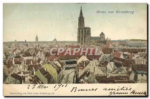 Cartes postales Gruss aus Strasbourg