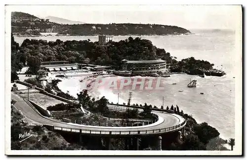 Cartes postales Monte Carlo Beach et le Cap Martin