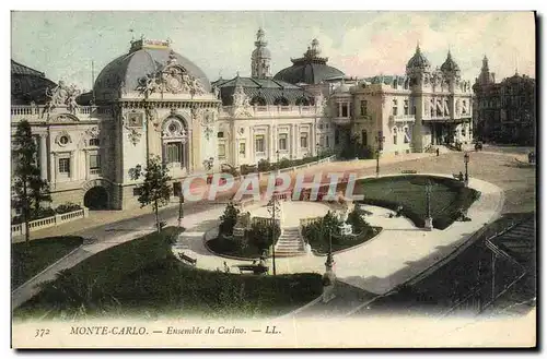 Cartes postales Monte Carlo Ensemble du Casino