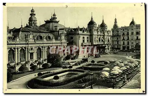 Cartes postales Monte Carlo Casino et Hotel de Paris