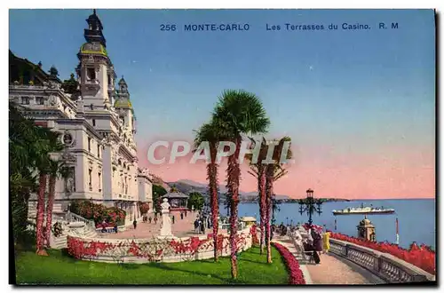 Cartes postales Monte Carlo Les Terrasses du Casino