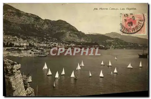 Cartes postales Monte Carlo Les Regates