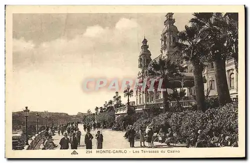 Cartes postales Monte Carlo Les Terrasses du Casino