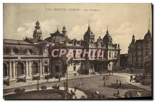 Cartes postales Monte Carlo Le Casino