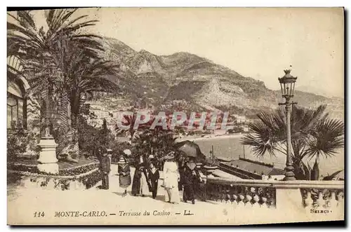 Cartes postales Monte Carlo Terrasse du Casino