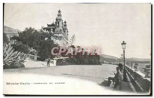 Cartes postales Monte Carlo Terrasse du Casino