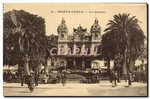 Cartes postales Monte Carlo Le Casino