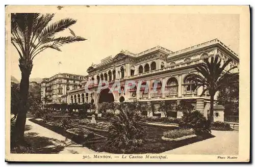 Cartes postales Menton Le Casino Municipal