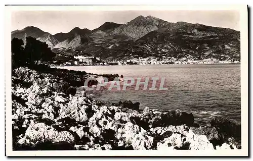 Ansichtskarte AK Menton Vue generale prise du Cap Martin