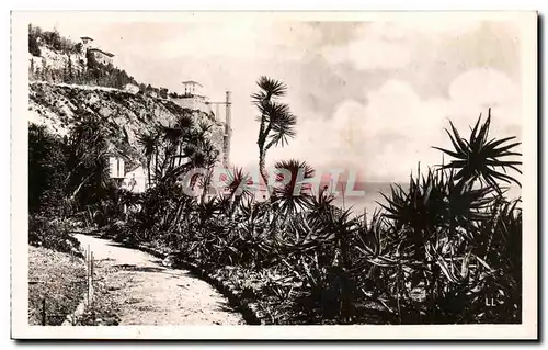 Ansichtskarte AK Menton Vue sur la frontiere Italienne Les Rochers Rouges