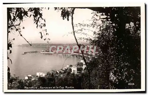 Cartes postales Menton Garavan et le Cap Martin