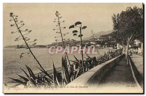 Cartes postales Menton La Vieille Ville et la Baie de Garavan