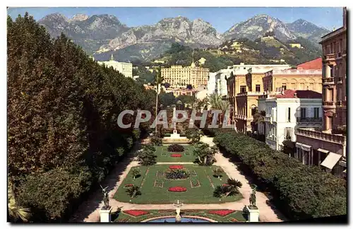 Ansichtskarte AK Les Sites Merveilleux de la cote D Azur Menton Les jardins du Casino