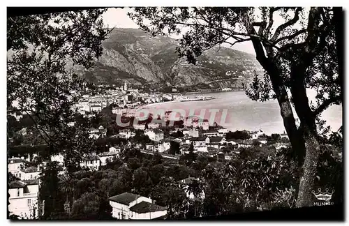 Moderne Karte Menton Vue generale prise du Cap Martin