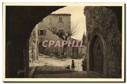 Ansichtskarte AK Cote d Azur Eze Un coin du Vieux Village