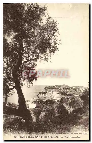 Ansichtskarte AK Saint Jean Cap Ferrat Vue d ensemble