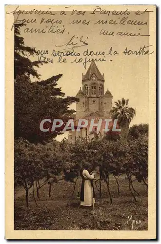 lle Saint Honorat Abside de l Eglise abbatiale vue exterieure