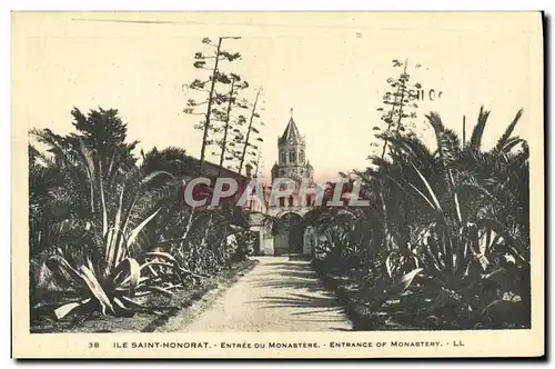 Cartes postales lle Saint Honorat Entree du Monastere