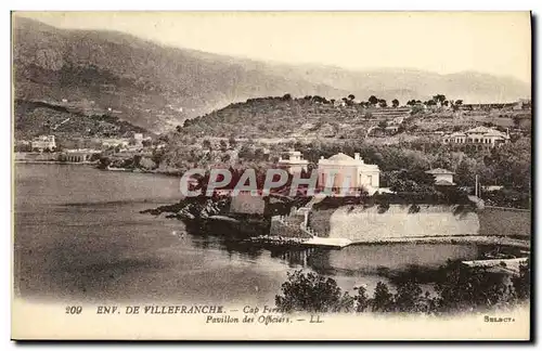 Cartes postales Environs de Villefranche Sur Mer Cap Ferrat Pavillon des officiers