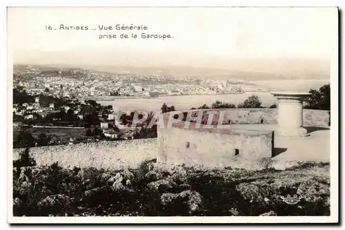 Cartes postales Antibes Vue Generale prise de la Garoupe