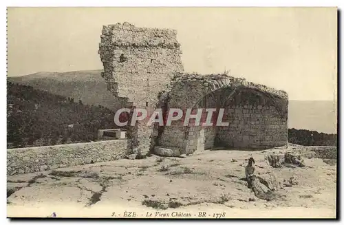 Cartes postales Eze Le Vieux Chateau