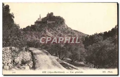 Cartes postales Eze Vue generale