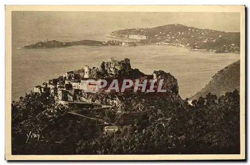 Cartes postales Cote D Azur Eze Vue generale du Village