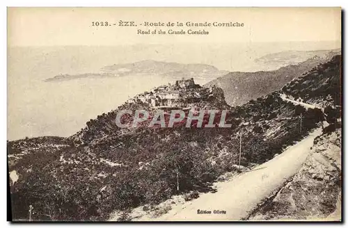 Cartes postales Eze Route de la Grande Corniche