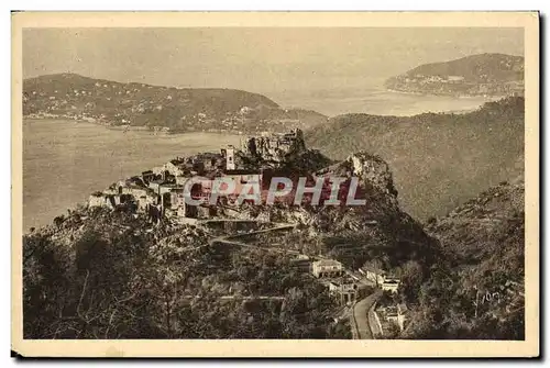 Cartes postales Cote d Azur Eze Vue generale