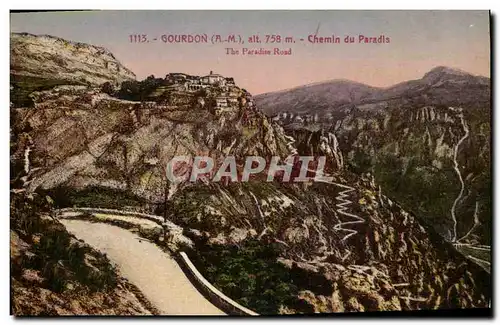 Cartes postales Gourdon Chemin du Paradis