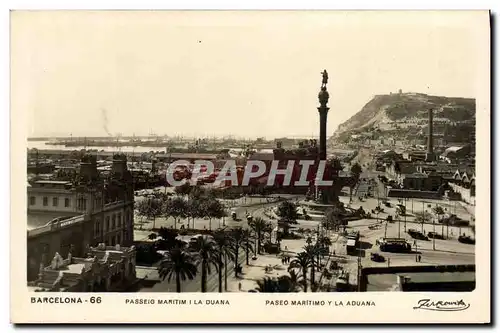 Cartes postales Barcelona Passeig Maritim l la Duana