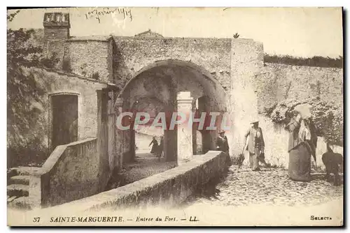 Cartes postales Ile Sainte Marguerite Entree du Fort