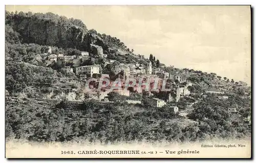 Ansichtskarte AK Cabbe Roquebrune Vue generale