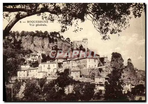 Cartes postales Roquebrune Vue generale