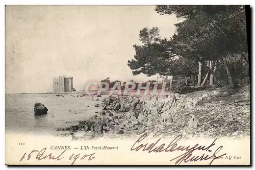 Cartes postales Cannes L lle Saint Honorat