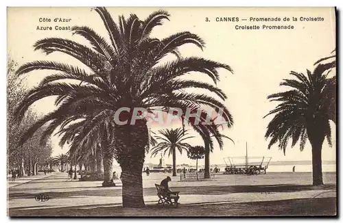 Cartes postales Cannes Promenade de la Croisette