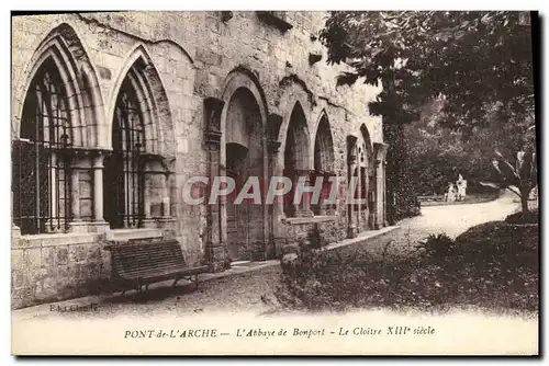 Ansichtskarte AK Pont de l Arche L Abbaye de Bonport Le Cloitre Xlll e siecle