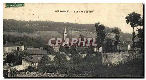 Cartes postales Vernonnet Vue sur l Eglise