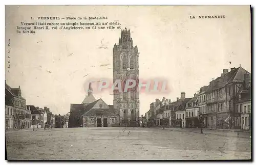 Cartes postales Verneuil Place de la Madeleine