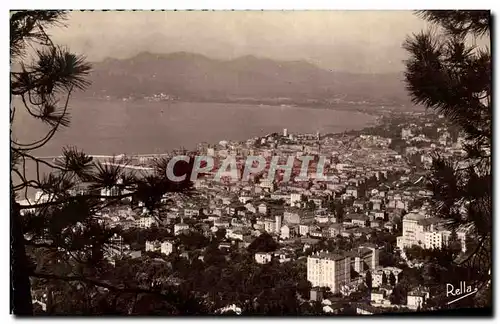 Ansichtskarte AK La Cote D Azur Cannes Vue generale prise de Super Cannes