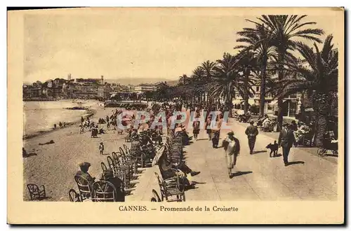 Cartes postales Cannes Promenade de la Croisette