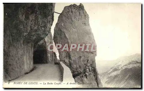 Cartes postales Foret de Lente La Roche Coupee A droite Combe Laval