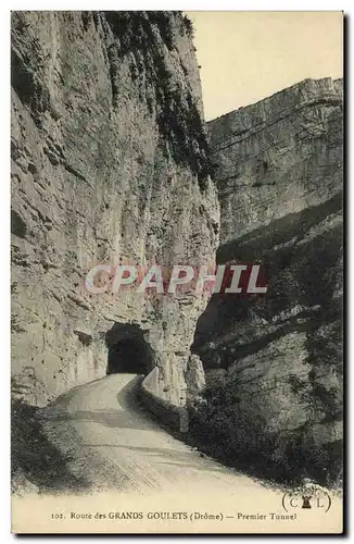 Cartes postales Route des Grands Goulets Premier Tunnel