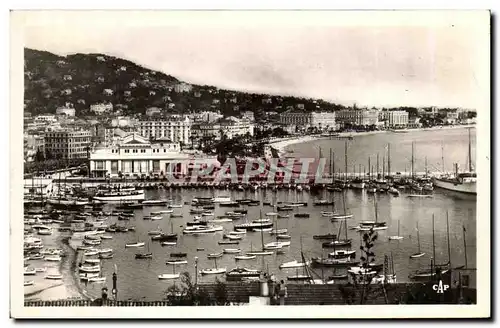 Ansichtskarte AK Cannes Vue Generale Bateaux